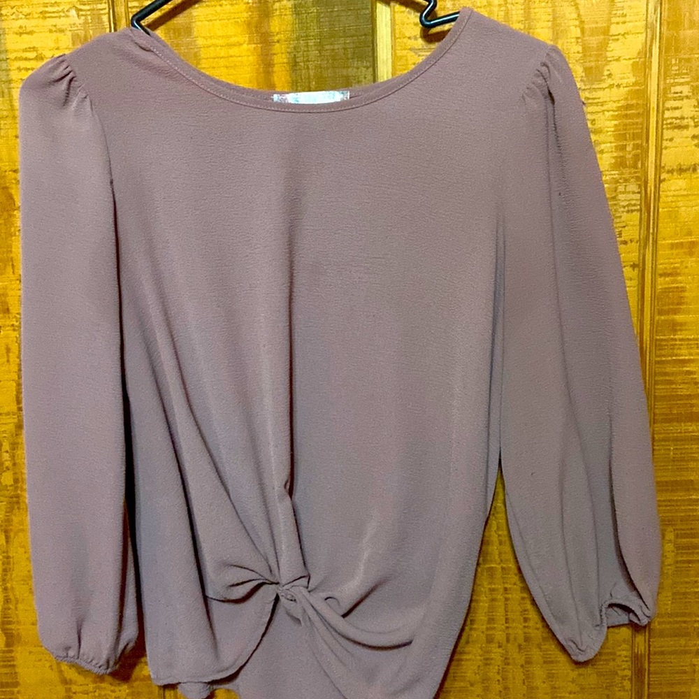 Purple blouse